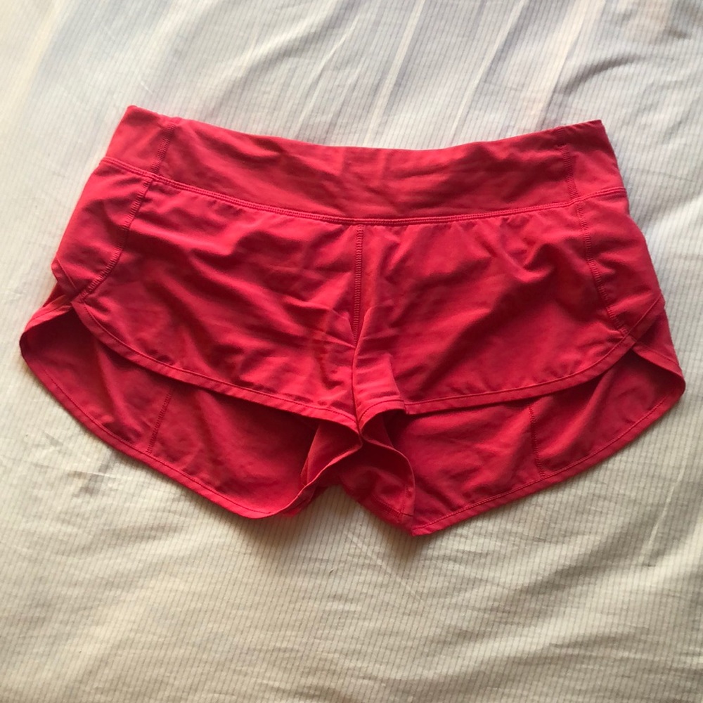 Pink LULULEMON Speed Shorts!!